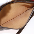 GUCCI GG Supreme Web Sherry Line Bag PVC Beige Gold 56 02 088 Auth ep12756-24