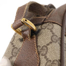 GUCCI GG Supreme Web Sherry Line Bag PVC Beige Gold 56 02 088 Auth ep12756-9
