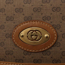 GUCCI Micro GG Supreme Shoulder Bag PVC Beige Gold 007 49 5548 Auth ep12759-17