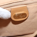 GUCCI Micro GG Supreme Shoulder Bag PVC Beige Gold 007 49 5548 Auth ep12759-19