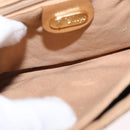 GUCCI Micro GG Supreme Shoulder Bag PVC Beige Gold 007 49 5548 Auth ep12759-11