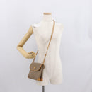 GUCCI Micro GG Supreme Shoulder Bag PVC Beige Gold 007 49 5548 Auth ep12759-27