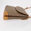 GUCCI Micro GG Supreme Shoulder Bag PVC Beige Gold 007 49 5548 Auth ep12759-3