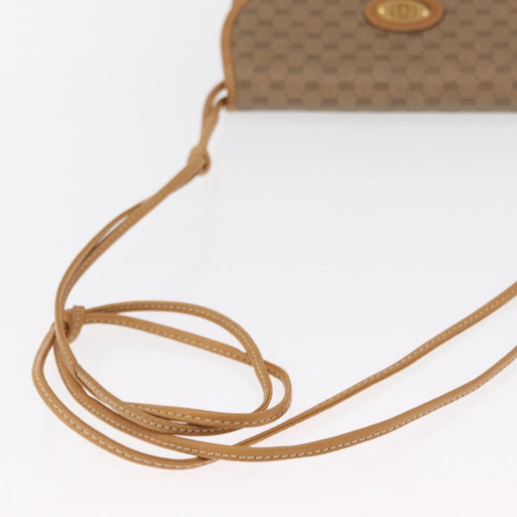 GUCCI Micro GG Supreme Shoulder Bag PVC Beige Gold 007 49 5548 Auth ep12759