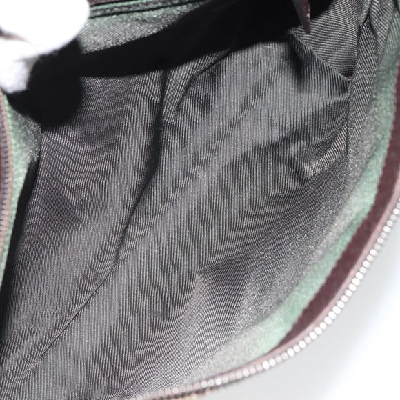 GUCCI GG Canvas Shoulder Bag Beige Silver 114273 Auth ep12760