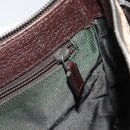 GUCCI GG Canvas Shoulder Bag Beige Silver 114273 Auth ep12760-21