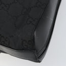 GUCCI GG Canvas Body Bag Nylon Black Silver 003 0232 1705 Auth ep12762-9