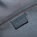 GUCCI GG Canvas Body Bag Nylon Black Silver 003 0232 1705 Auth ep12762-18