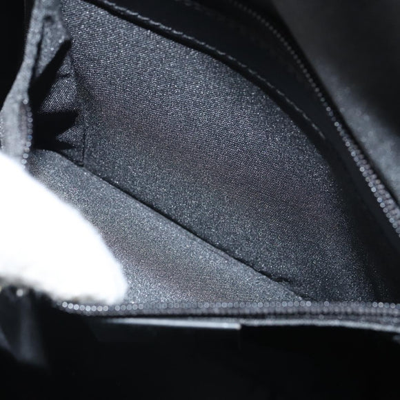 GUCCI GG Canvas Body Bag Nylon Black Silver 003 0232 1705 Auth ep12762