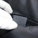 GUCCI GG Canvas Body Bag Nylon Black Silver 003 0232 1705 Auth ep12762-12