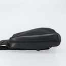 GUCCI GG Canvas Body Bag Nylon Black Silver 003 0232 1705 Auth ep12762-4