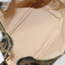 FENDI Zucca Canvas Hand Bag Black Brown Auth ep12764-18