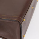 GUCCI Bamboo Hand Bag Leather Brown Gold 002 1186 0260 Auth ep12766-10