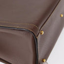 GUCCI Bamboo Hand Bag Leather Brown Gold 002 1186 0260 Auth ep12766-15