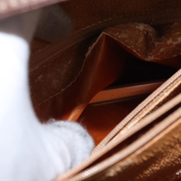 GUCCI Bamboo Hand Bag Leather Brown Gold 002 1186 0260 Auth ep12766