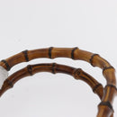 GUCCI Bamboo Hand Bag Leather Brown Gold 002 1186 0260 Auth ep12766-8