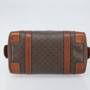 CELINE Macadam Canvas Hand Bag PVC Leather Brown Gold Auth ep12767-5
