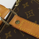 LOUIS VUITTON Monogram Keepall 55 Boston Tas M41424 LV Auth ep12775-17