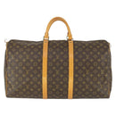 LOUIS VUITTON Monogram Keepall 55 Boston Tas M41424 LV Auth ep12775-13