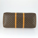 LOUIS VUITTON Monogram Keepall 55 Boston Tas M41424 LV Auth ep12775-5