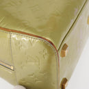 LOUIS VUITTON Monogram Vernis Tompkins Square Bag Gris M91150 LV Auth ep12776-11