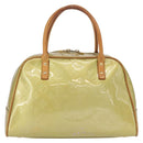 LOUIS VUITTON Monogram Vernis Tompkins Square Bag Gris M91150 LV Auth ep12776-3