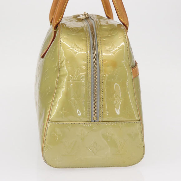 LOUIS VUITTON Monogram Vernis Tompkins Square Bag Gris M91150 LV Auth ep12776