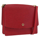 LOUIS VUITTON Epi Grenel Shoulder Bag Red M52367 LV Auth ep12777-1
