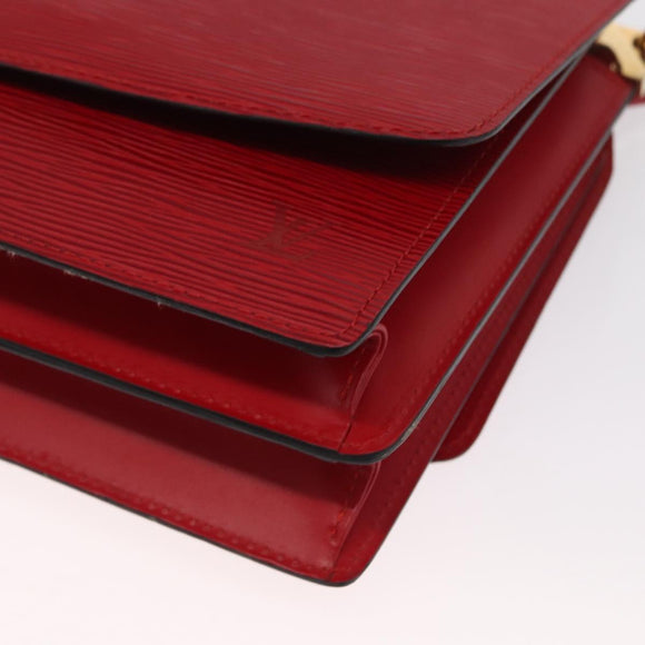 LOUIS VUITTON Epi Grenel Shoulder Bag Red M52367 LV Auth ep12777