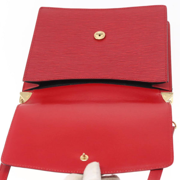 LOUIS VUITTON Epi Grenel Shoulder Bag Red M52367 LV Auth ep12777