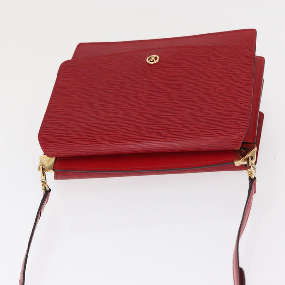 LOUIS VUITTON Epi Grenel Shoulder Bag Red M52367 LV Auth ep12777