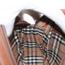 Burberrys Shoulder Bag Leather Brown Gold Auth ep12778-18