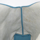 HERMES Tote Bag Canvas Gray Silver Auth ep12780-12