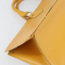 LOUIS VUITTON Epi Sac Triangle Hand Bag Yellow M52099 LV Auth ep12782-15