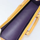 LOUIS VUITTON Epi Sac Triangle Hand Bag Yellow M52099 LV Auth ep12782-10