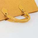 LOUIS VUITTON Epi Sac Triangle Hand Bag Yellow M52099 LV Auth ep12782-7