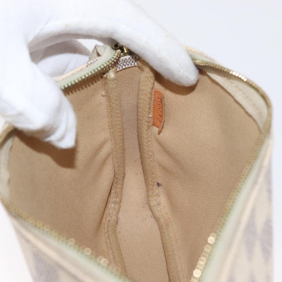 LOUIS VUITTON Damier Azur Pochette Accessoires Pouch N51986 LV Auth ep12786