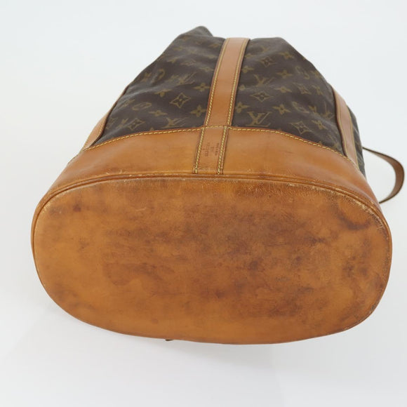 LOUIS VUITTON Monogram Randonnee GM Shoulder Bag M42244 LV Auth ep12787