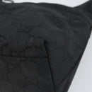 GUCCI GG Canvas Shoulder Bag Nylon Black Silver 001 3386 Auth ep12794-9