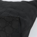GUCCI GG Canvas Shoulder Bag Nylon Black Silver 001 3386 Auth ep12794-15