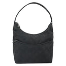 GUCCI GG Canvas Shoulder Bag Nylon Black Silver 001 3386 Auth ep12794-13