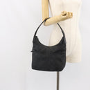 GUCCI GG Canvas Shoulder Bag Nylon Black Silver 001 3386 Auth ep12794-24