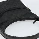 GUCCI GG Canvas Shoulder Bag Nylon Black Silver 001 3386 Auth ep12794-6