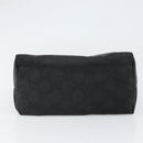 GUCCI GG Canvas Shoulder Bag Nylon Black Silver 001 3386 Auth ep12794-5