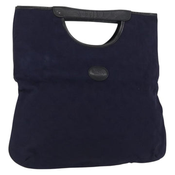 CELINE C Sulky Hand Bag Canvas Navy Auth ep12797