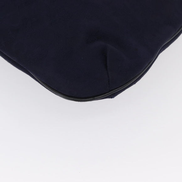 CELINE C Sulky Hand Bag Canvas Navy Auth ep12797