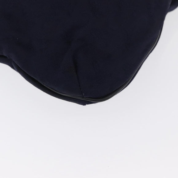 CELINE C Sulky Hand Bag Canvas Navy Auth ep12797