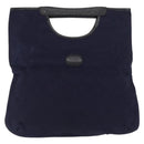 CELINE C Sulky Hand Bag Canvas Navy Auth ep12797-13