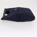 CELINE C Sulky Hand Bag Canvas Navy Auth ep12797-4