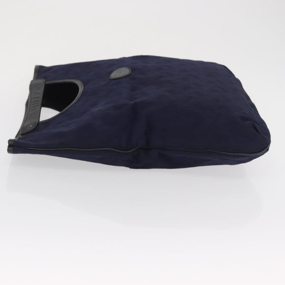 CELINE C Sulky Hand Bag Canvas Navy Auth ep12797